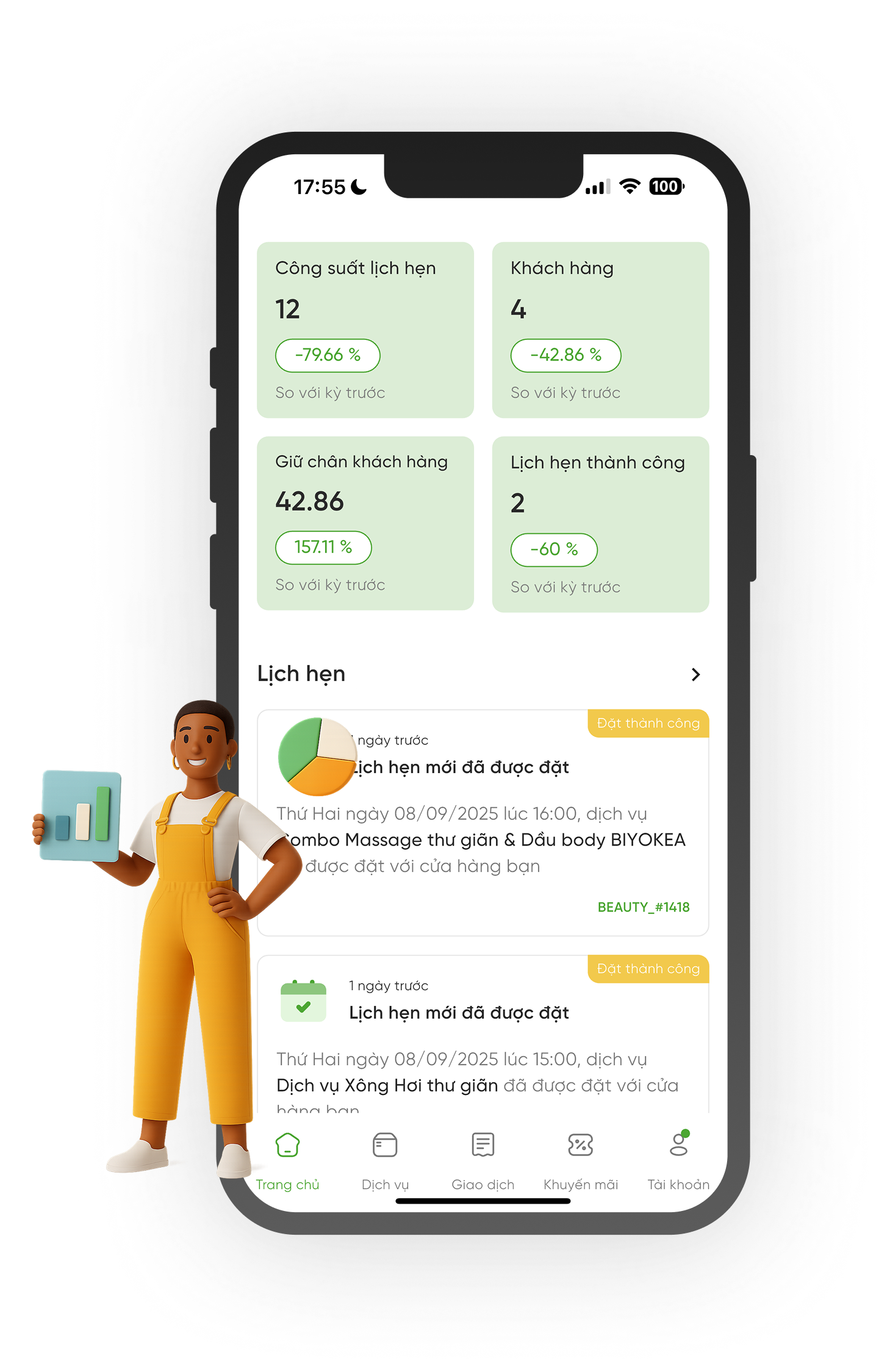 Báo cáo doanh thu chi tiết