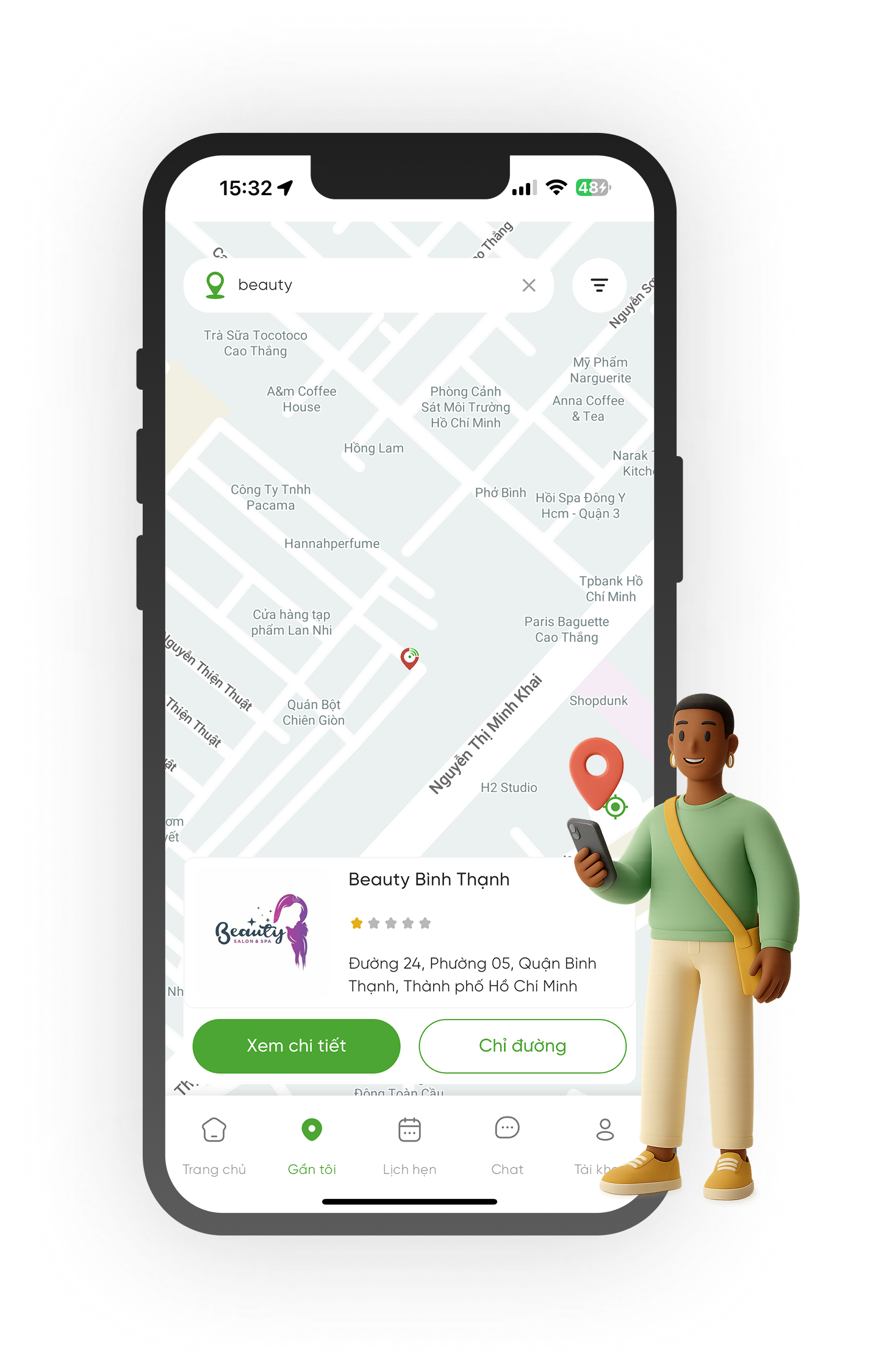 Chỉ đường đến địa điểm